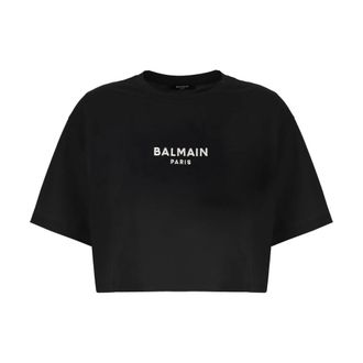 Balmain T-Shirt - female - Balmain - T-Shirts - Black - XS - Tops