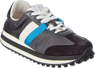 Ferragamo Leather & Suede Sneaker
