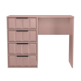 Welcome Furniture Bremen Ready Assembled 4 Drawer Vanity in Kobe Pink - Welcome Furniture | TJ Hughes