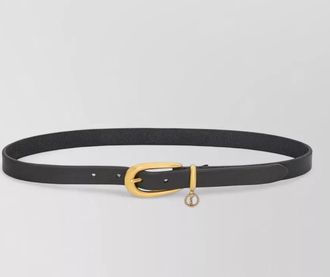 Saint Laurent leather thin belt
