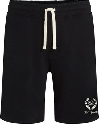 Karl Lagerfeld Shorts con logo - Nero