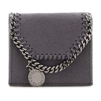 Stella McCartney Falabella Trifold Wallet - female - Stella McCartney - Wallets & Cardholders - Gray - ONE SIZE - Accessories