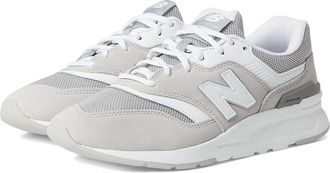 New Balance Classics 997H Womens Classic Shoes Rain Cloud/White : 8.5 B - Medium, Suede/Textile