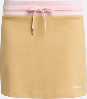Casablanca Punto Drawstring Mini Skirt