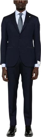 L.B.M. 1911 04C Abito - Heren - Business pakken - Blauw - 2XL - Kostuums