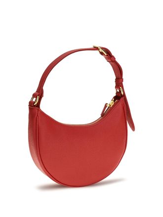 Valentino Garavani Womens Mini Hobo Vlogo Signature Shoulder Bag Rouge Pur Calf Leather Bos Taurus