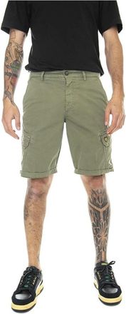 Lyle & Scott Bermuda Cargo - Heren - Korte Broeken - Groen - W30 - Katoen - Korte Broeken