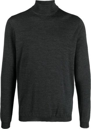Goes Botanical Botanische Roll-Neck Gebreide Coltrui - Heren - Coltruien - Grijs - 4XL - Wol - Truien & Vesten