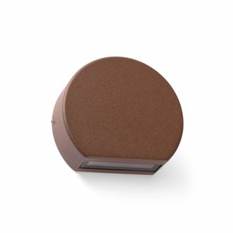 Netlighting Pill LED Outdoor Wall Light Rust Brown IP54