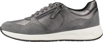 Geox Bulmya Sneakers - Dames - Sneakers - Grijs - 37 EU - Leer - Schoenen