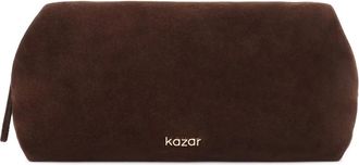 Kazar Su&egrave;de Cosmetische Tas - Dames - Toilettassen - Bruin - ONE Size - Su&egrave;de - Tassen