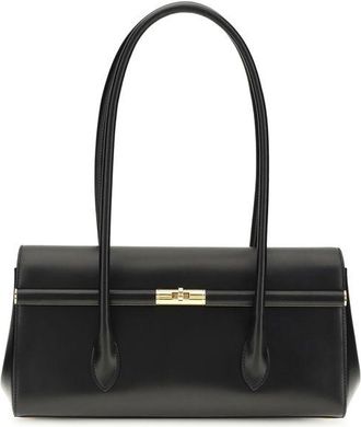 Dolce & Gabbana Black Calf Leather Bos Taurus Shoulder Womens Bag