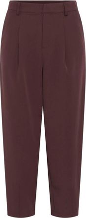 Kaffe Pantalones Acortados - Trousers - Mujer - Marr&oacute;n - XS