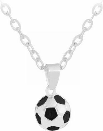 Generic A Necklace Soccer Necklace For Men And Women Sport Football Charm Pendant Choker Chain Football Sports Jewelry Personality Football Necklace Creative 