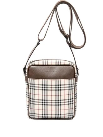 Burberry check-pattern shoulder bag - Neutrals