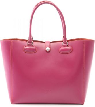 Loewe Pink Leather Tote Bag (Pre-Owned)
