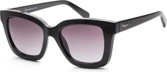 Ferragamo Ferragamo Womens 53mm Black Sunglasses