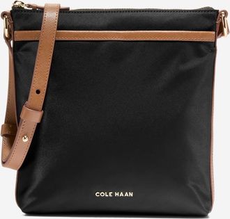 Cole Haan Womens Emily Nylon Crossbody - Black