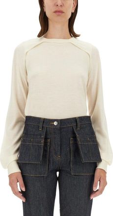 Helmut Lang Relaxed-Fit Wool And Silk Blend Top