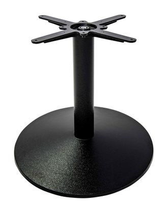 Netfurniture Black Cast Iron Dome Table Base - Large - Coffee Height - 450 Mm