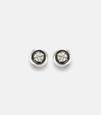 Kamyen Jewellery Calisto 18kt white gold earrings with diamonds