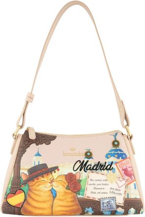 Braccialini Schoudertas - Dames - Schoudertassen - Veelkleurig - ONE Size - Leer - Tassen