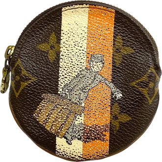 Louis Vuitton Orange Coin Purse/Coin Case (Pre-Owned)