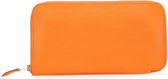 Hermès Azap Orange Epsom Leather Coin Purse/Coin Case (Pre-Owned)
