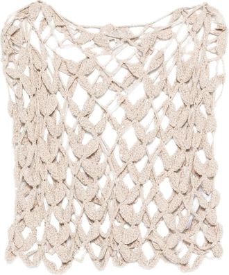 Antonelli Crochet Knit Top