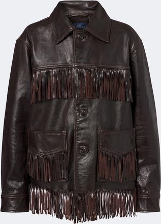 Polo Ralph Lauren Fringed leather jacket