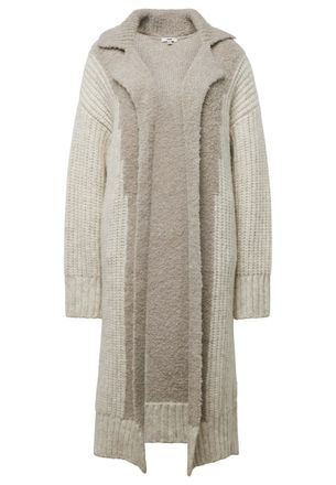 Mavi Strickfleecejacke MAVI Mavi Cardigan Cardigan, Damen, Gr. XXS, beige, Obermaterial: 56% Polyacryl PAN. 38% Polyester PES. 6% Polyamid PA., Jacken Stri