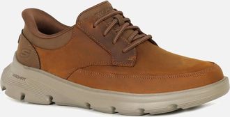 Skechers Mens Relaxed Fit Garza Rowan Trainers - Brown - Size: 11