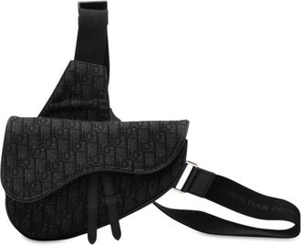 Dior Pre-owned Dior Oblique Canvas Saddle Crossbody Ladies 78A5PI5BF67LDHA5