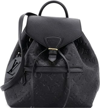 Louis Vuitton Montsouris NM Monogram Empreinte Leather PM backpack - Zwart