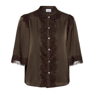 Saint Tropez Blusa Aileen SZ - Blouses & Shirts - Mujer - Marr&oacute;n - XS