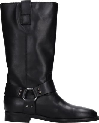 Gis&egrave;l moir&egrave; Laarzen Zwart - Dames - Hoge Laarzen - Zwart - 41 EU - Schoenen