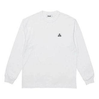 Palace Unisex Logo Round-Neck Sweatshirt White P20LS009