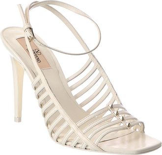Valentino Rockstud 100 Leather Sandal