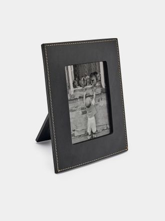 Oscar Maschera Punti Leather Photo Frame (4x6)