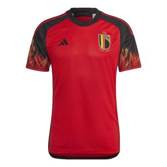 adidas Belgium 2022-2023 World Cup Home Jersey Asia Sizing HD9412
