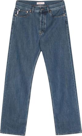 Valentino Garavani Jeans - Heren - Regular Fit Jeans - Blauw - W31 - Katoen - Jeans