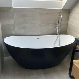 Ambra Maya 150 - Ba&ntilde;era - Negro - 150cm