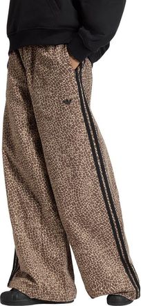 adidas Originals Firebird Cotton Twill Oversize Track Pants in Earth Strata/Stone Khaki at Nordstrom, Size Xx-Small