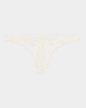 Kiki De Montparnasse Dahlia Scalloped Lace Thong