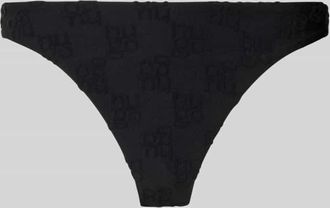 HUGO BOSS Bikini Slip mit Label-Pr&auml;gung Modell TERRY MONO in Black, Gr&ouml;&szlig;e XL