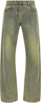 Entire studios Lean Jeans - Heren - Regular Fit Jeans - Geel - XS - Katoen - Jeans