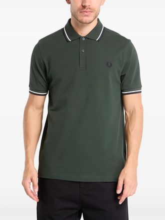 Fred Perry twin-tipped-collar polo shirt - Green