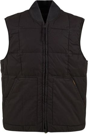 Filson Heritage Katoenen Gilet - Heren - Bodywarmers - Zwart - L - Katoen - Jassen