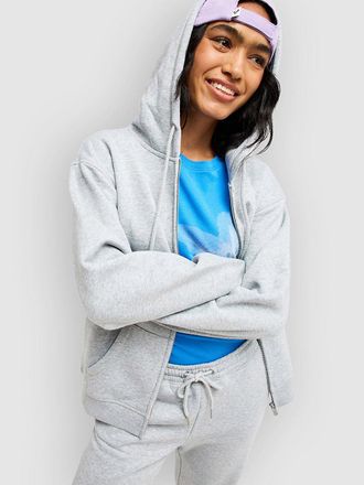 Roxy Surf Stoked Zipped Brushed Sweatjacke grau