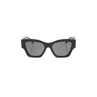 Versace Sunglasses, female, Black, Size: 53 MM Geometric Sunglasses